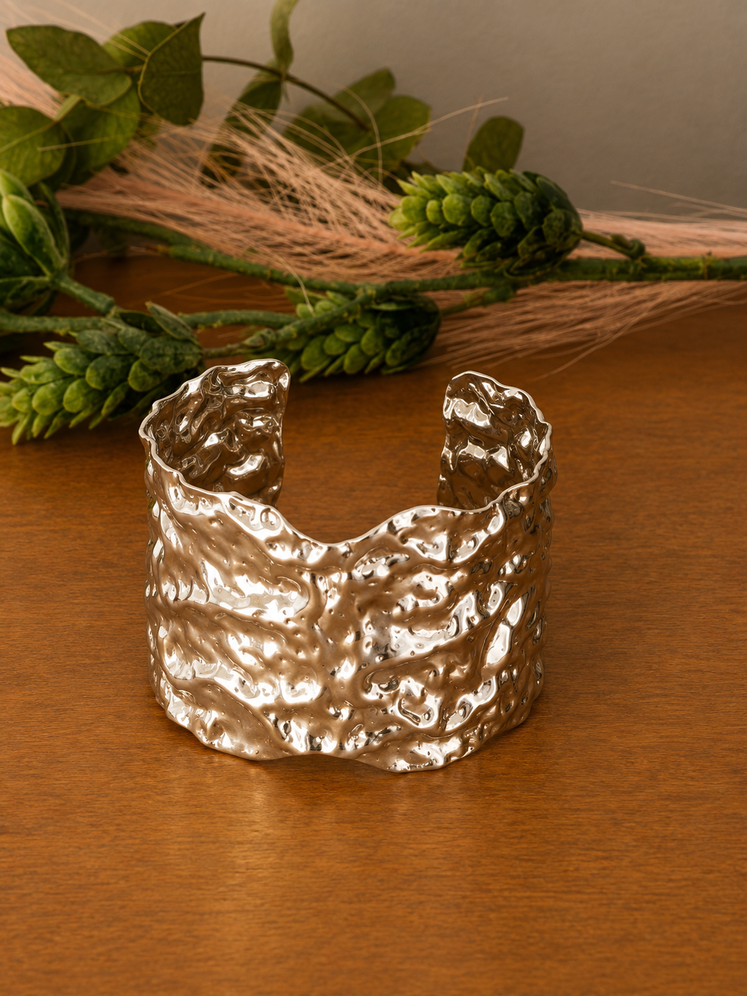 Brazalete plateado