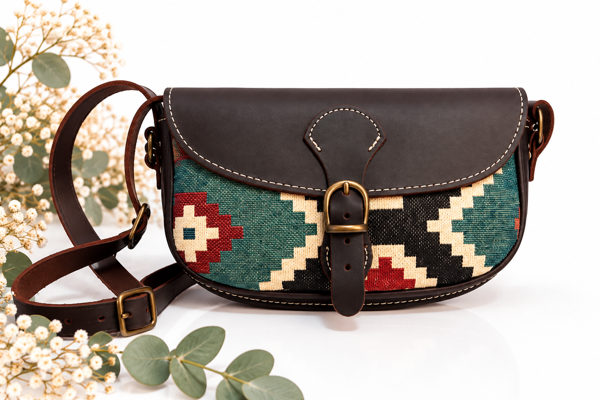 Bolso y riñonera piel