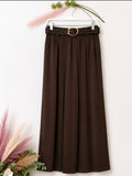 Pantalón cinturón marrón
