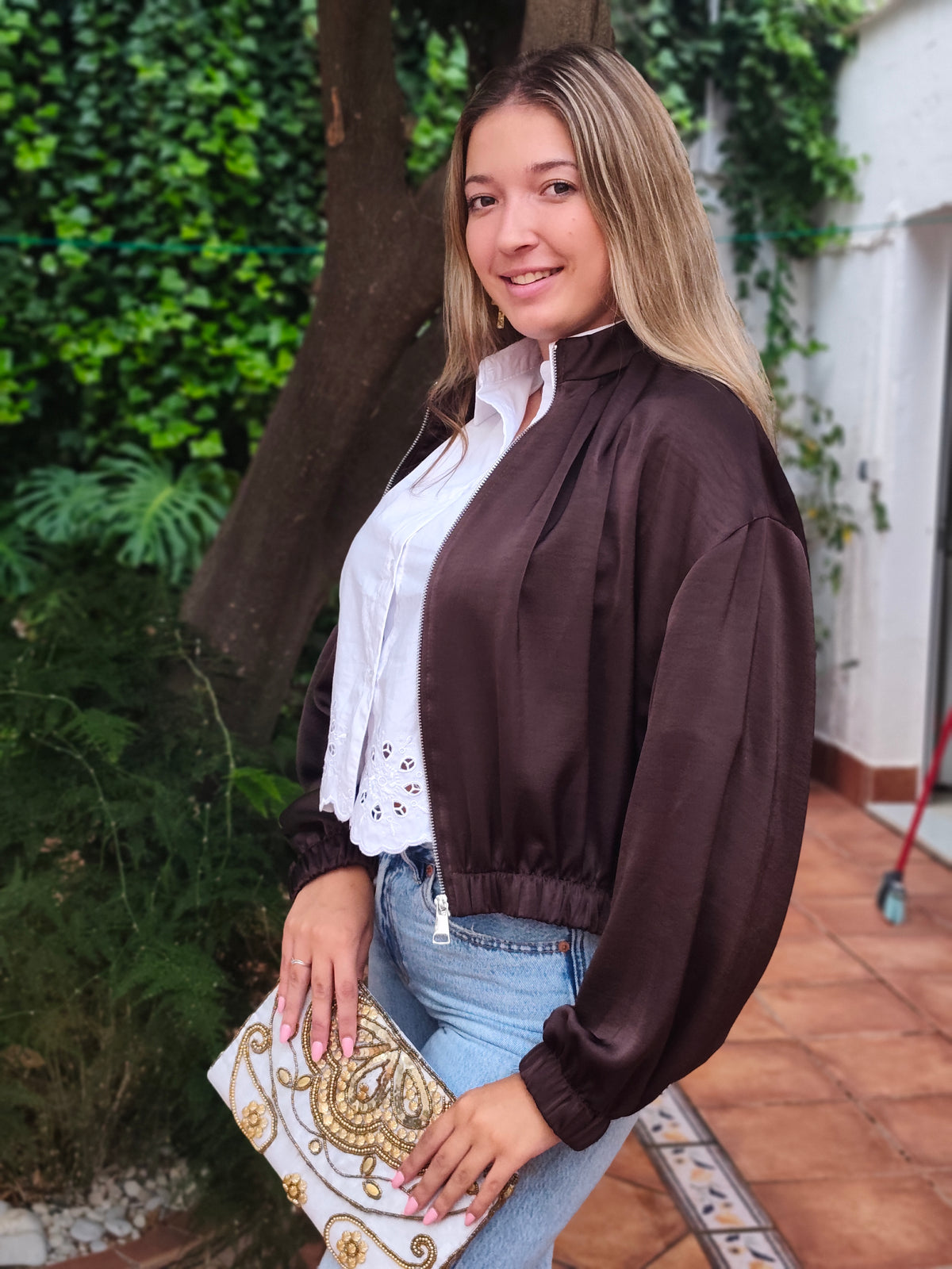 Chaqueta tipo bomber