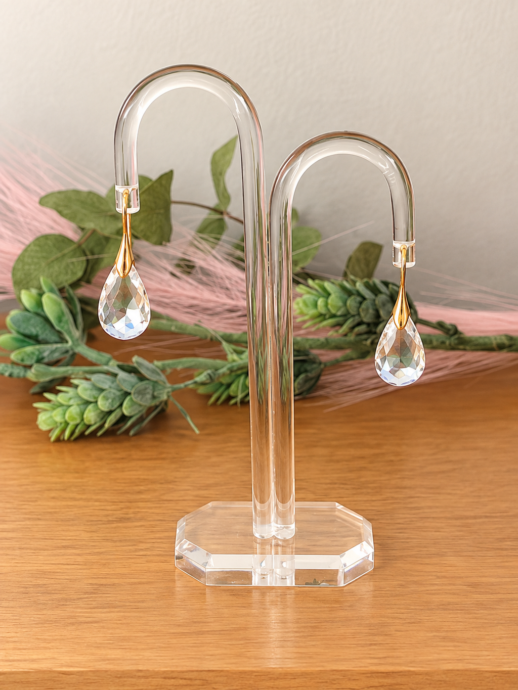 Pendientes tipo cristal