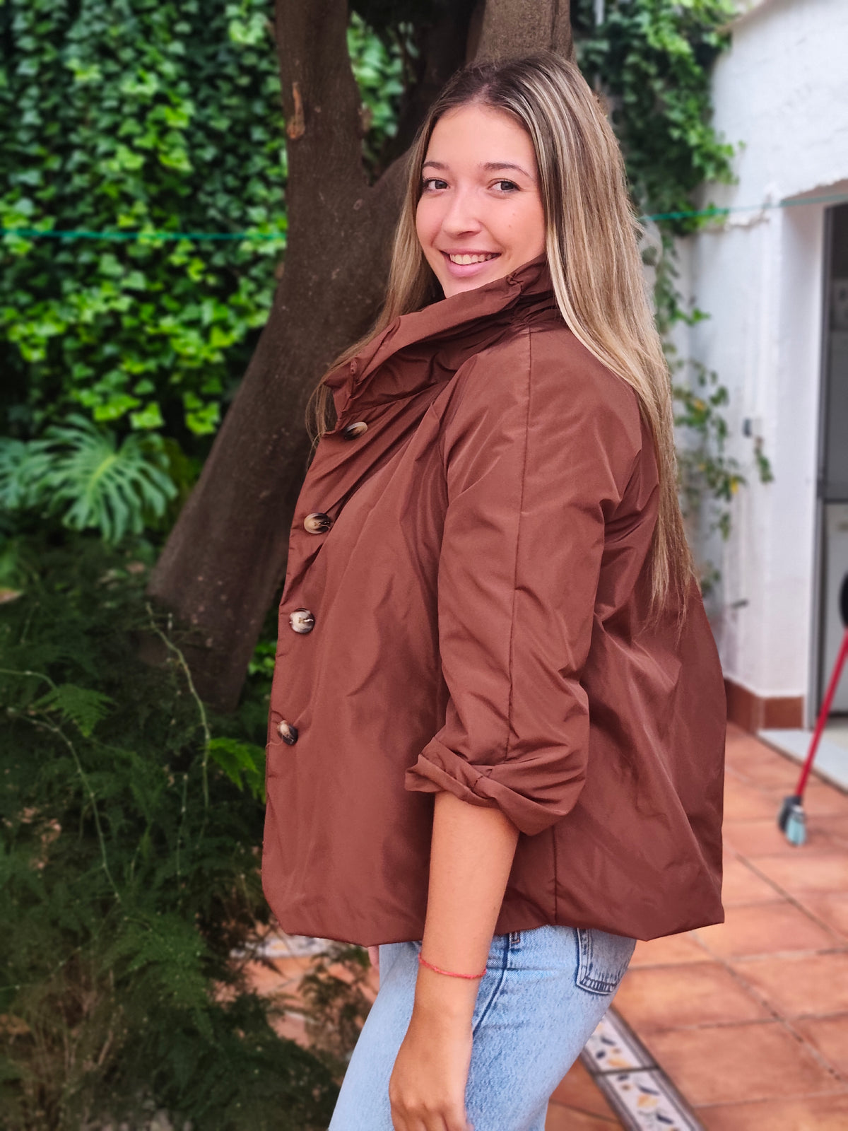 Chaqueta marrón