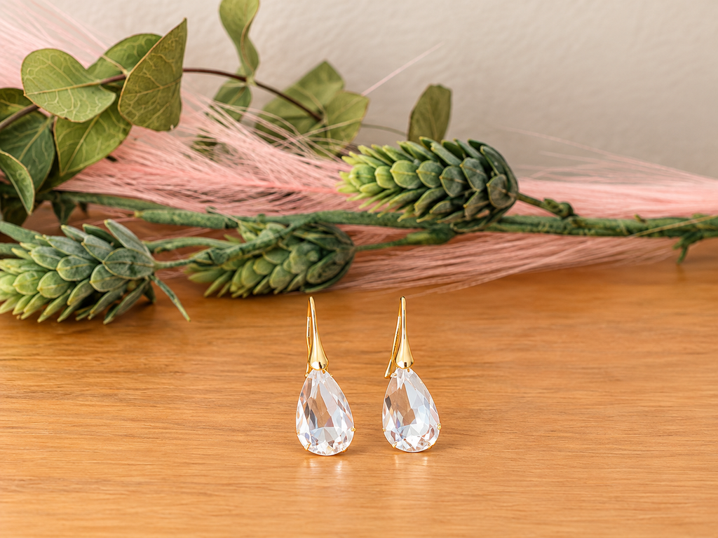 Pendientes tipo cristal