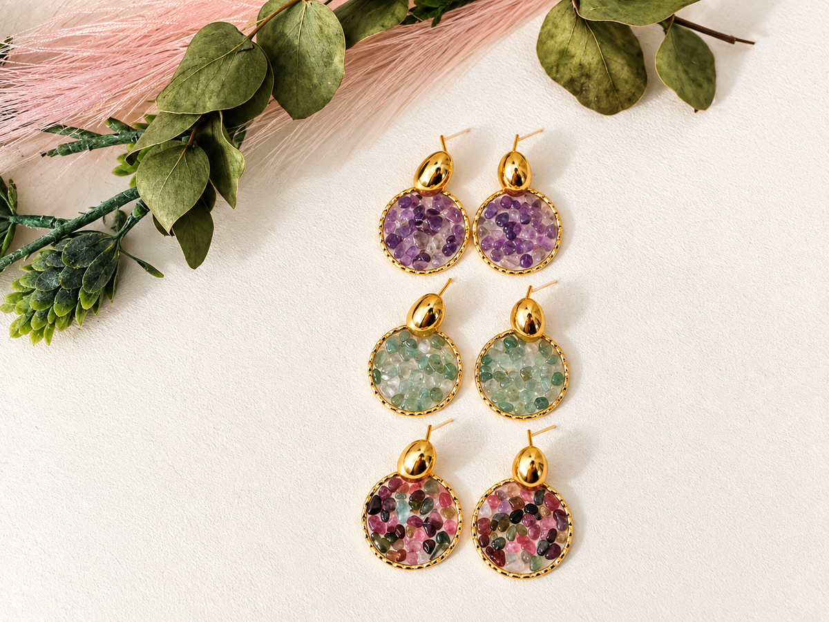 Pendientes colores