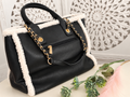 Bolso borreguito negro