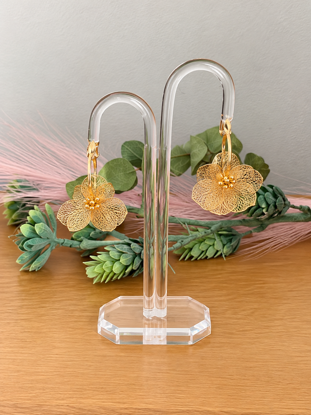 Pendientes Flor
