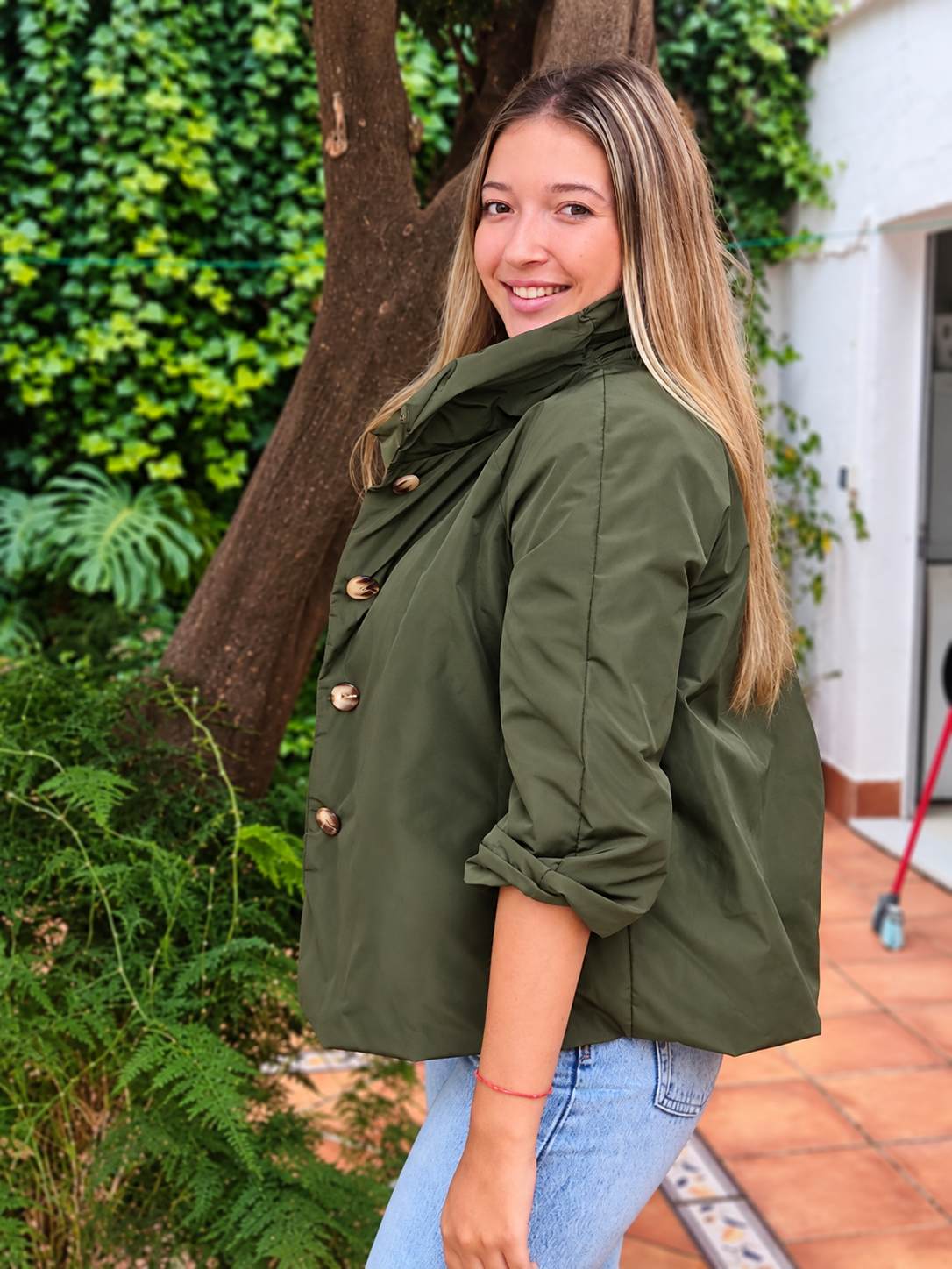 Chaqueta verde