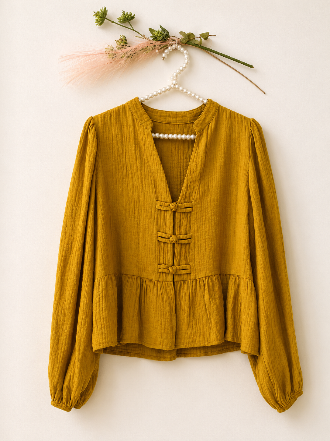 Chaqueta ocre