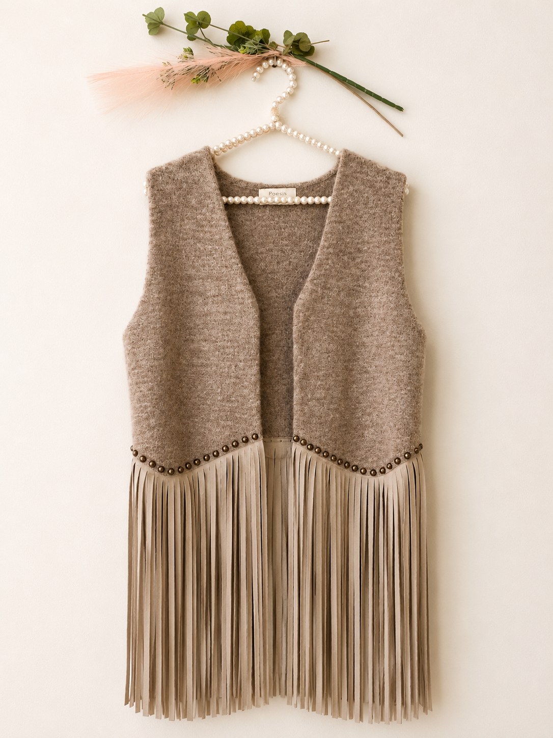 Chaleco beige