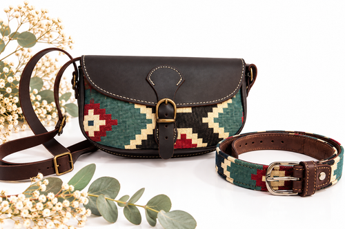 Bolso y riñonera piel
