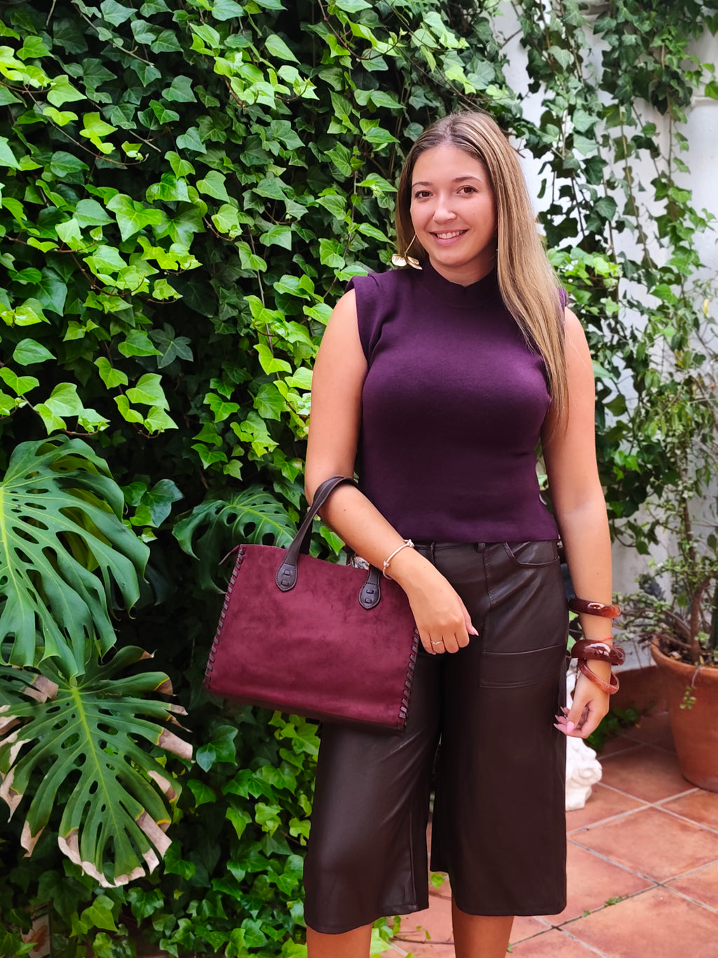 Bolso Burdeos