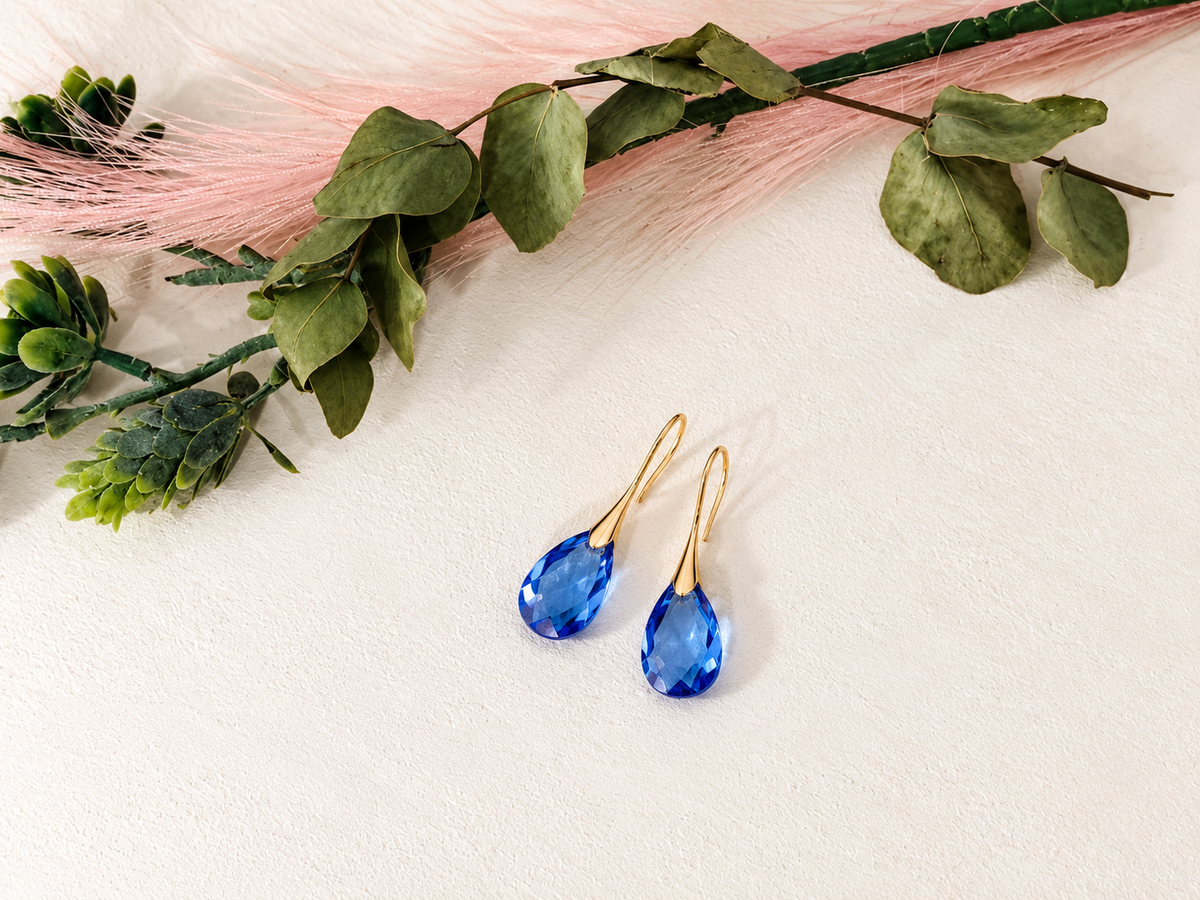Pendientes azul